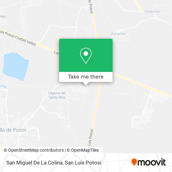 San Miguel De La Colina map