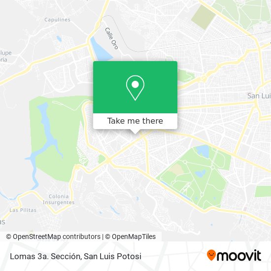 Lomas 3a. Sección map