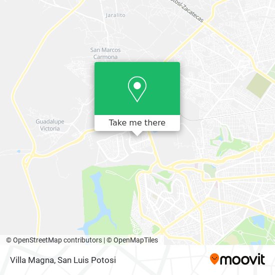 How to get to Villa Magna in San Luis Potosí by Bus?