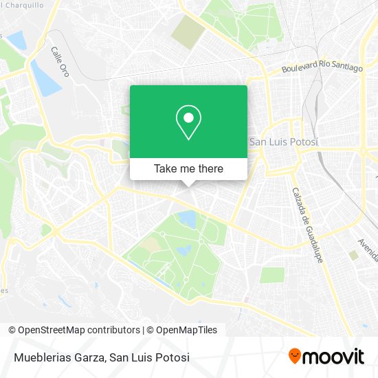 Mueblerias Garza map