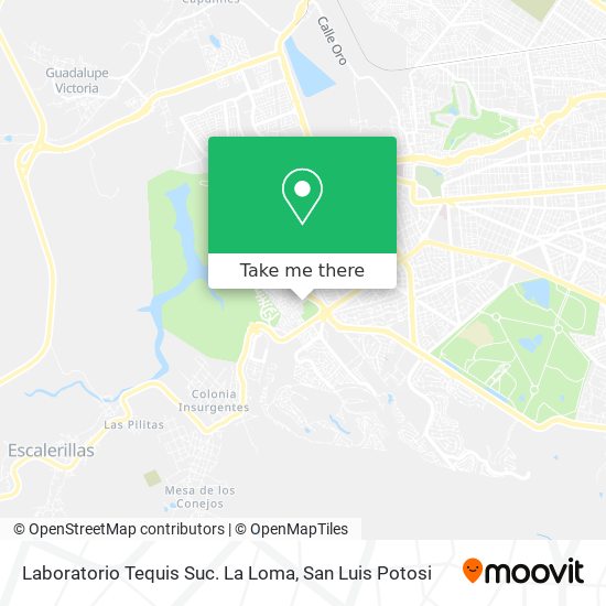 Laboratorio Tequis Suc. La Loma map