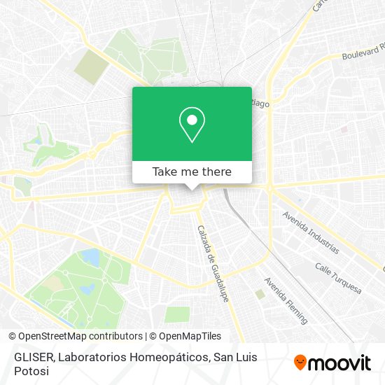 GLISER, Laboratorios Homeopáticos map