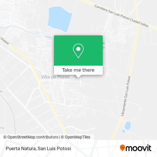 How to get to Puerta Natura in San Luis Potosí by Bus?