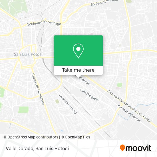 Valle Dorado map
