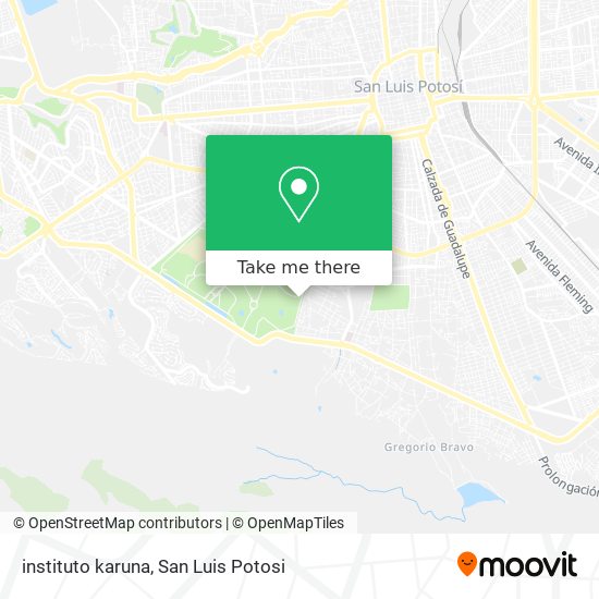 Mapa de instituto karuna