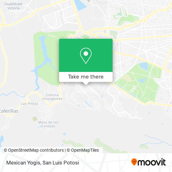 Mapa de Mexican Yogis
