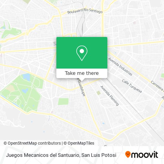 Juegos Mecanicos del Santuario map
