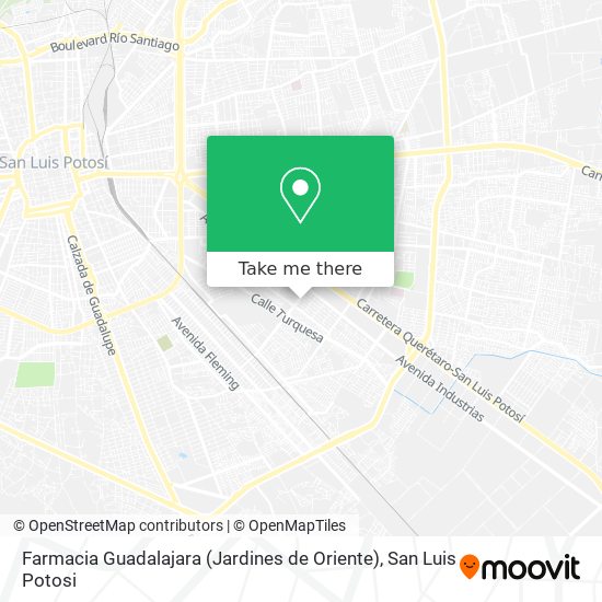 Farmacia Guadalajara (Jardines de Oriente) map