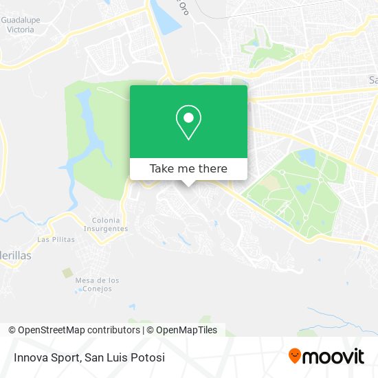 Mapa de Innova Sport