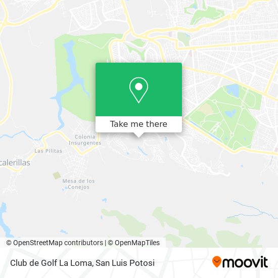 Mapa de Club de Golf La Loma