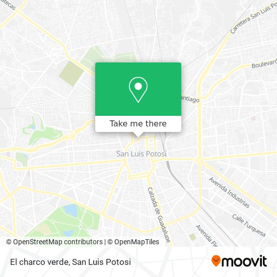 El charco verde map