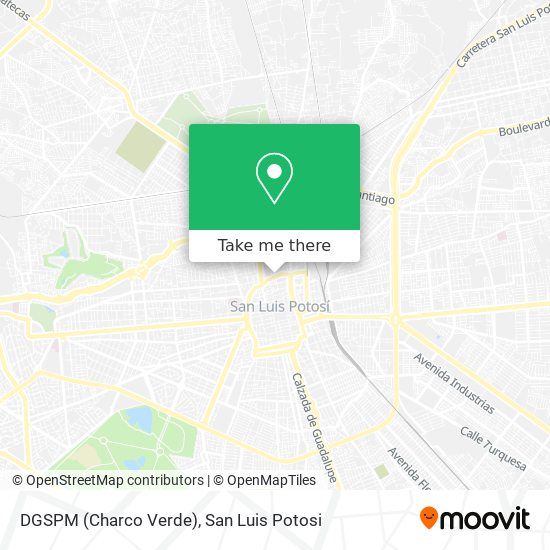 Mapa de DGSPM (Charco Verde)