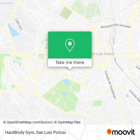Mapa de HardBody Gym