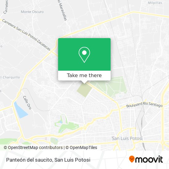 Panteón del saucito map