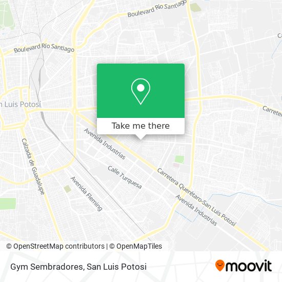 Mapa de Gym Sembradores