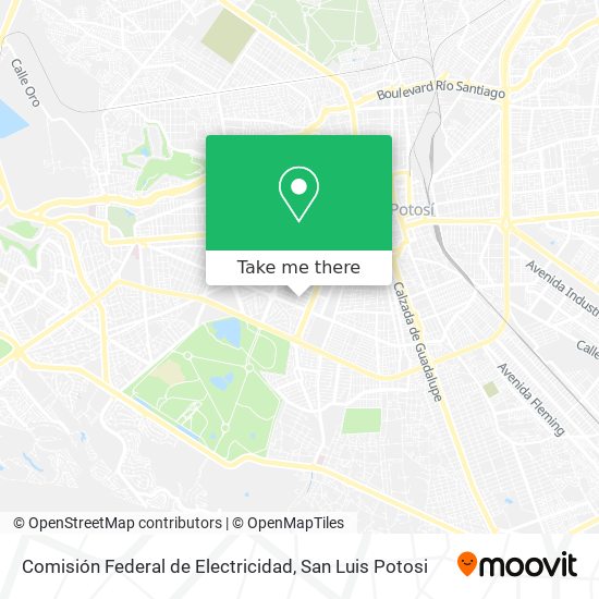 Mapa de Comisión Federal de Electricidad