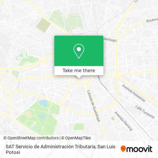 Mapa de SAT Servicio de Administración Tributaria