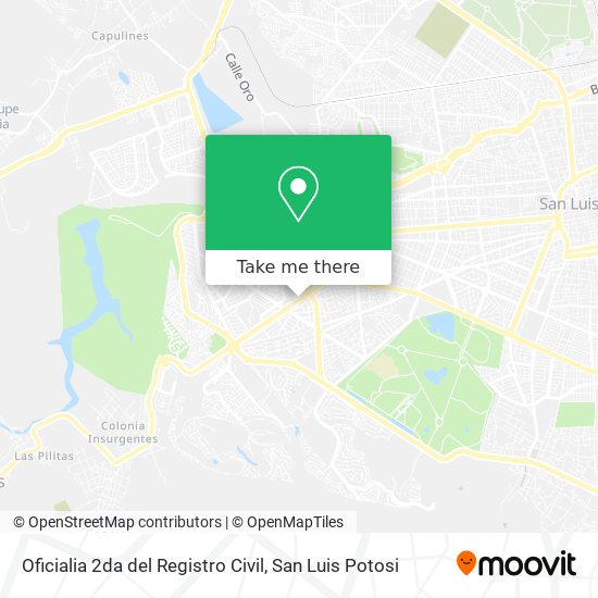 Oficialia 2da del Registro Civil map