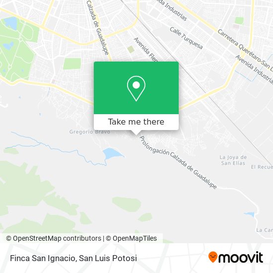 Finca San Ignacio map