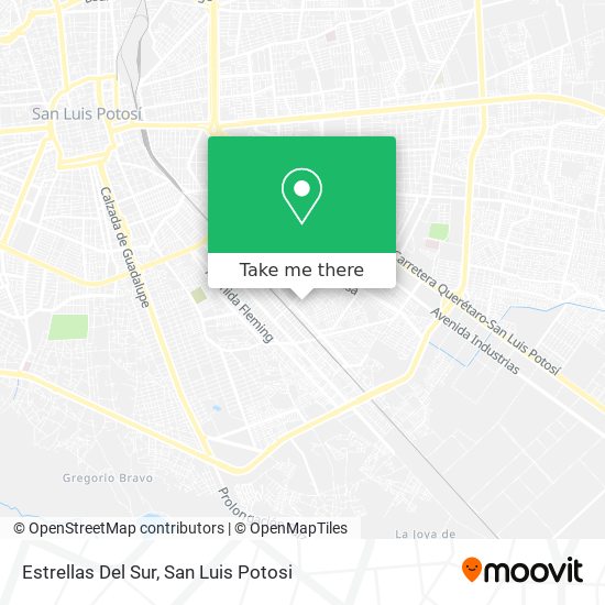 Mapa de Estrellas Del Sur