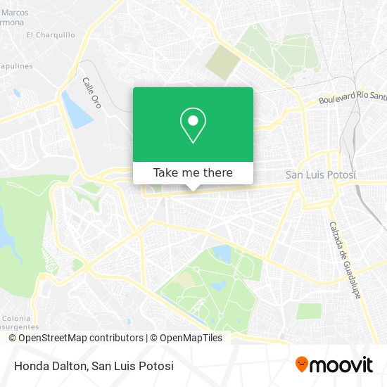 Mapa de Honda Dalton