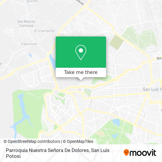 Mapa de Parroquia Nuestra Señora De Dolores