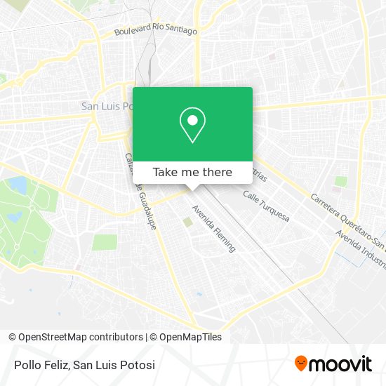 Pollo Feliz map