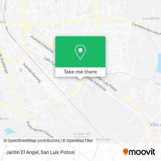 Jardin El Angel map