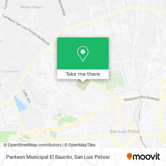 Panteon Municipal El Saucito map