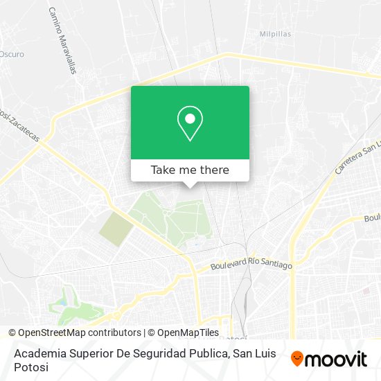 Mapa de Academia Superior De Seguridad Publica