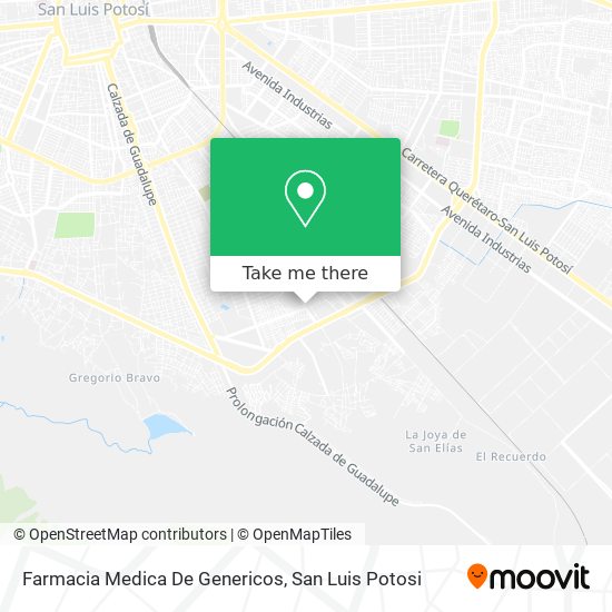 Mapa de Farmacia Medica De Genericos