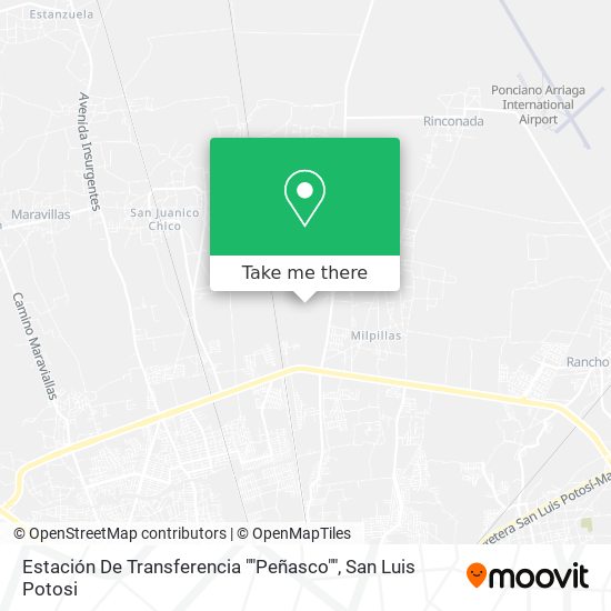 Estación De Transferencia ""Peñasco"" map
