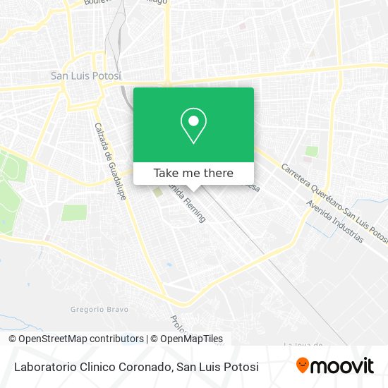 Laboratorio Clinico Coronado map