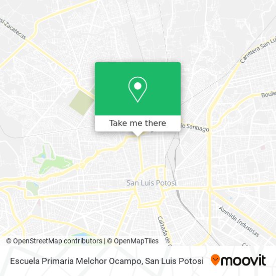Mapa de Escuela Primaria Melchor Ocampo