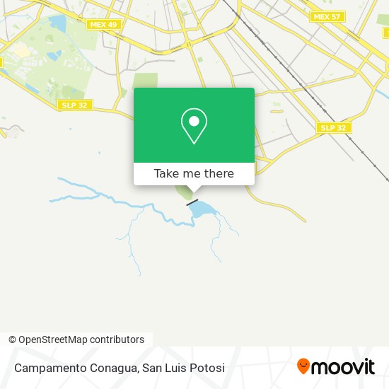 Campamento Conagua map