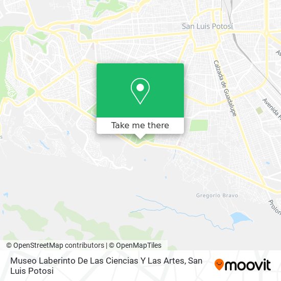 Museo Laberinto De Las Ciencias Y Las Artes map