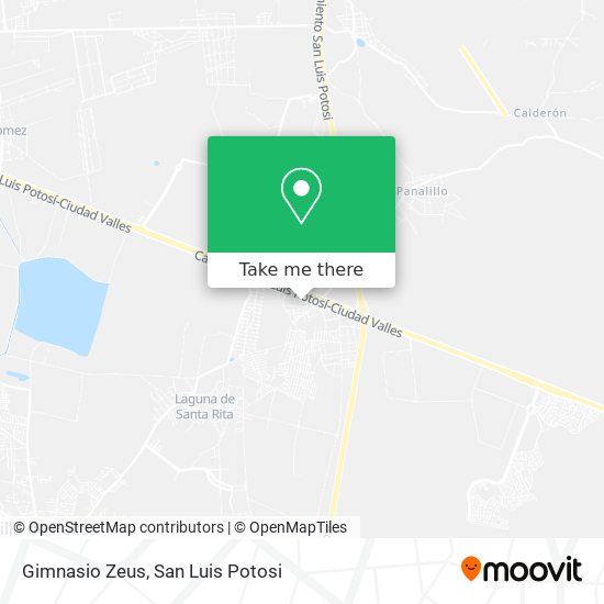 Gimnasio Zeus map