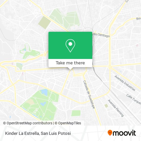 Kinder La Estrella map