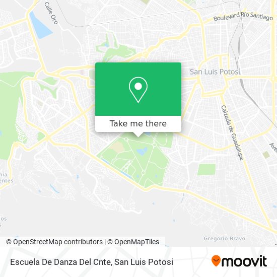 Escuela De Danza Del Cnte map