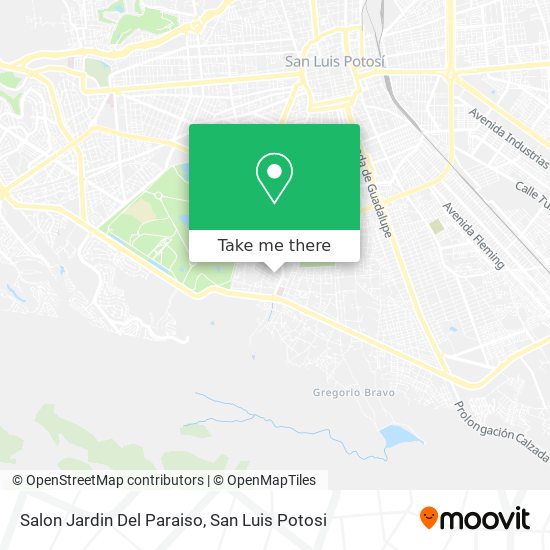 Salon Jardin Del Paraiso map