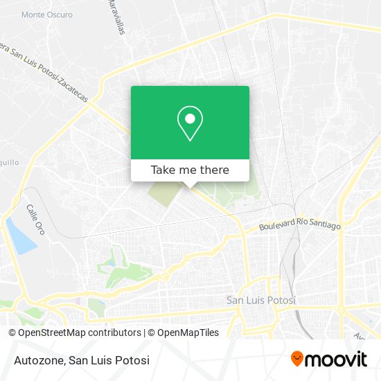 Mapa de Autozone