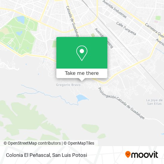 Mapa de Colonia El Peñascal