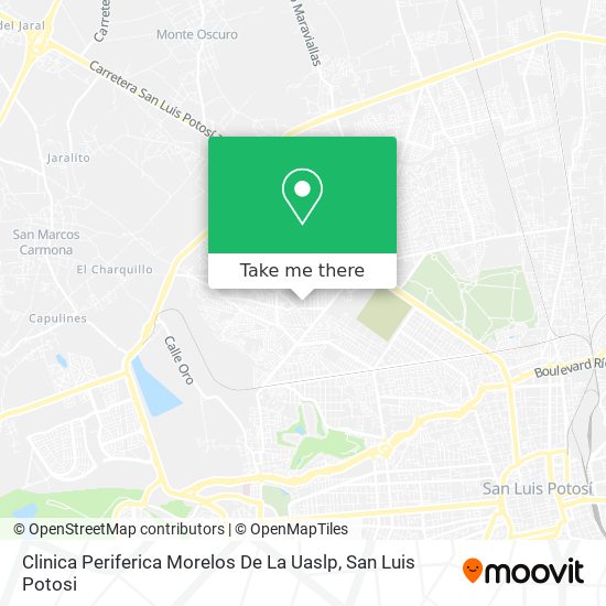Mapa de Clinica Periferica Morelos De La Uaslp