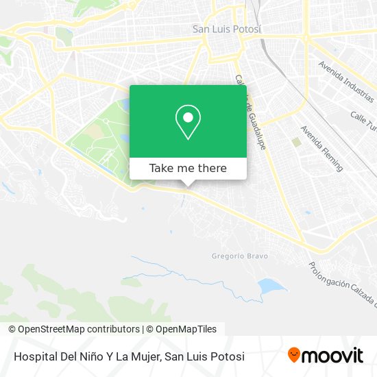 Hospital Del Niño Y La Mujer map