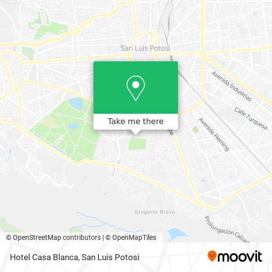 Hotel Casa Blanca map