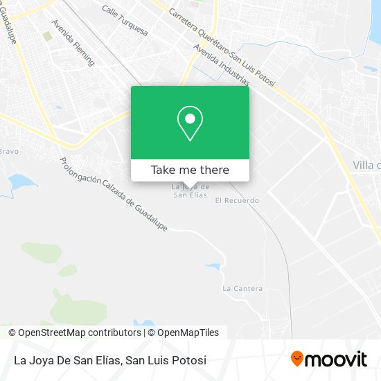 Mapa de La Joya De San Elías