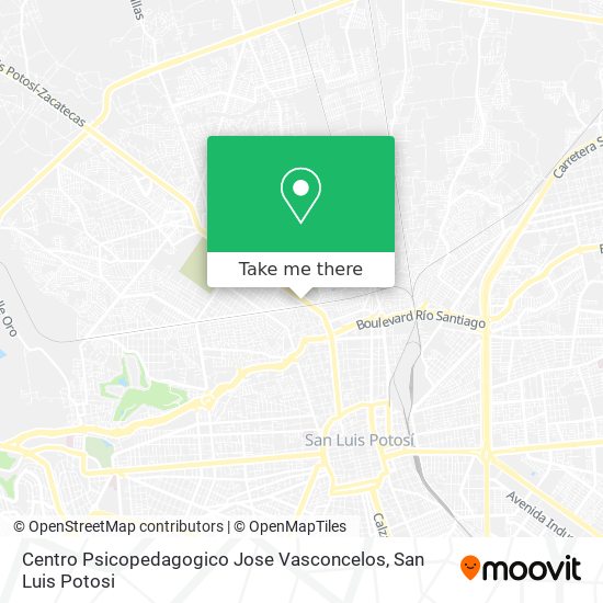Centro Psicopedagogico Jose Vasconcelos map