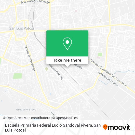 Escuela Primaria Federal Lucio Sandoval Rivera map