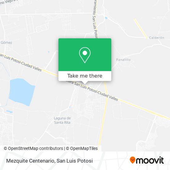 Mezquite Centenario map