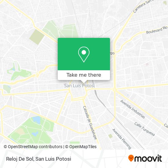 Reloj De Sol map